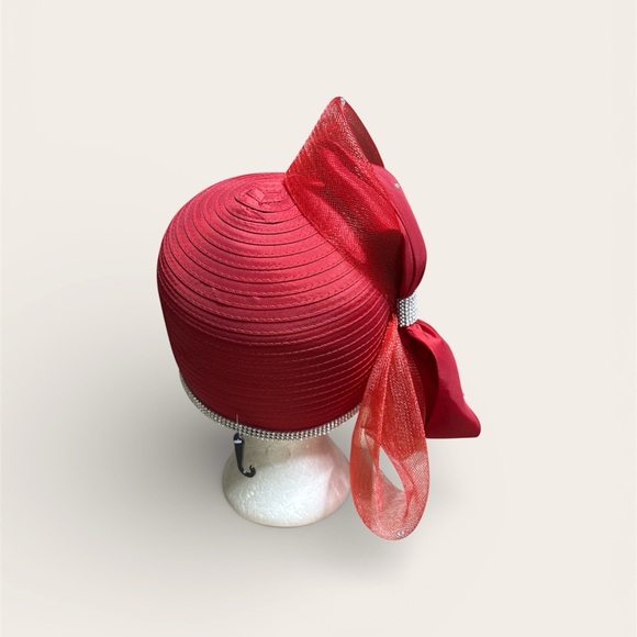 Red Sierra fashion/church hat - Picture 3 of 3